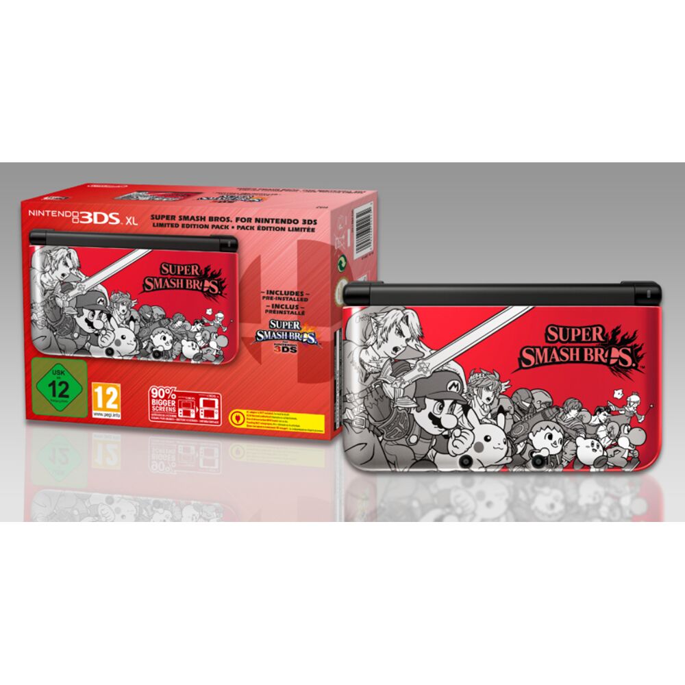 3DS XL Limited Edition Super Smash Bros. for Nintendo 3DS Game
